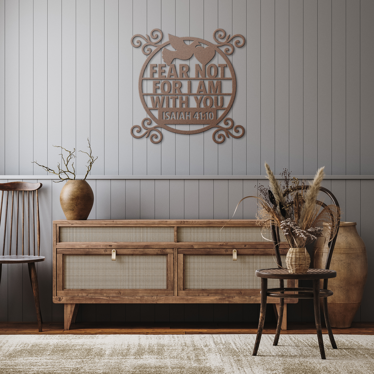 Fear_Not_Isaiah_4110_Custom_Metal_Wall__Copper_Rustic_Hallway_Mockup.png