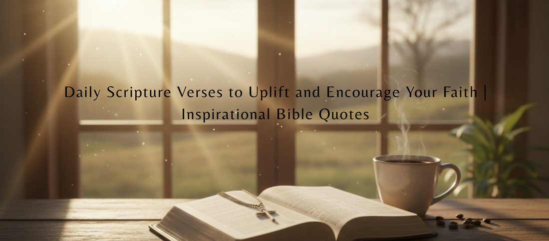 Daily Scripture Verses to Uplift and Encourage Your Faith | Inspirational Bible Quotes