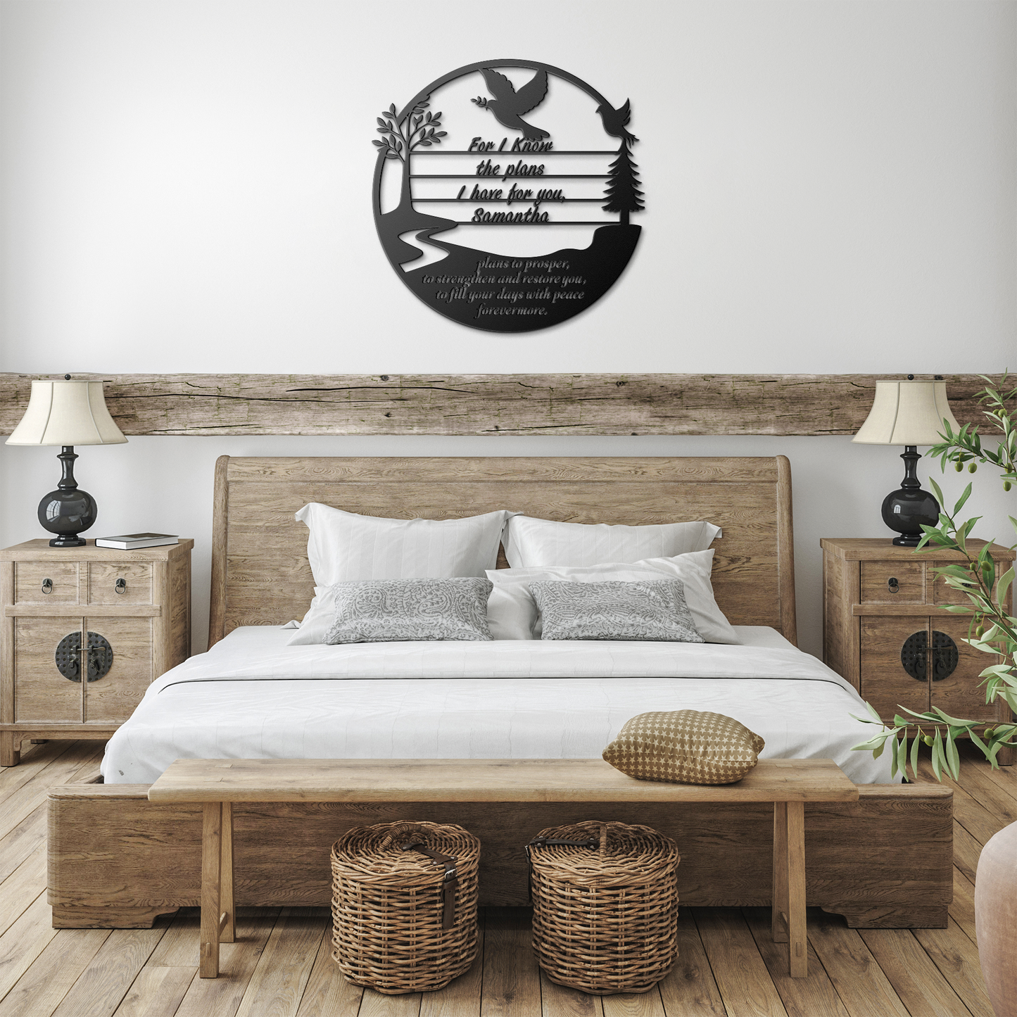 Christian_Wall_Art__For_I_Know_the_Pl_Black_Farmhouse_Bedroom_Mockup.png