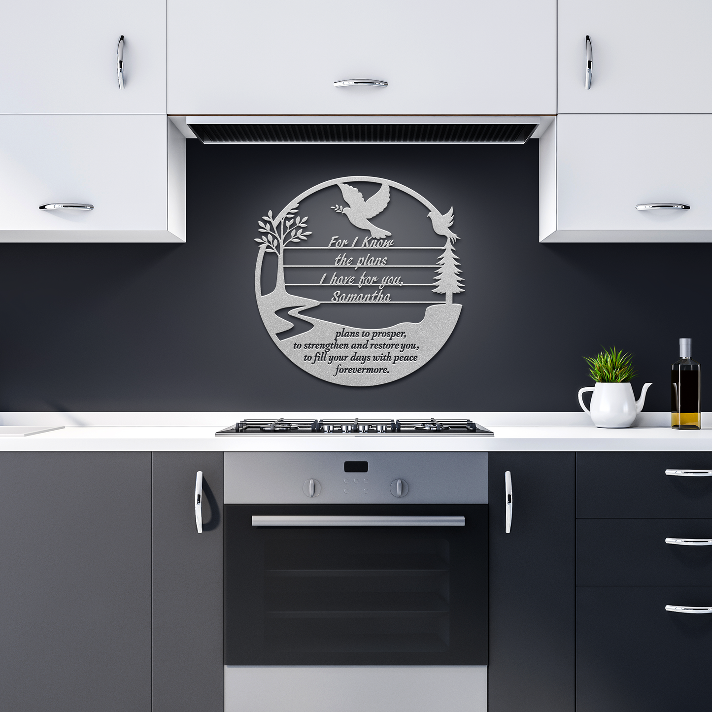 Christian_Wall_Art__For_I_Know_the_Pl_Silver_Dark_Kitchen_Mockup.png