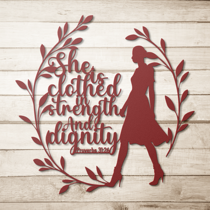 She_is_Clothed_in_Strength__Proverbs__Red_Simple_Wood_BKGD_Mockup.png