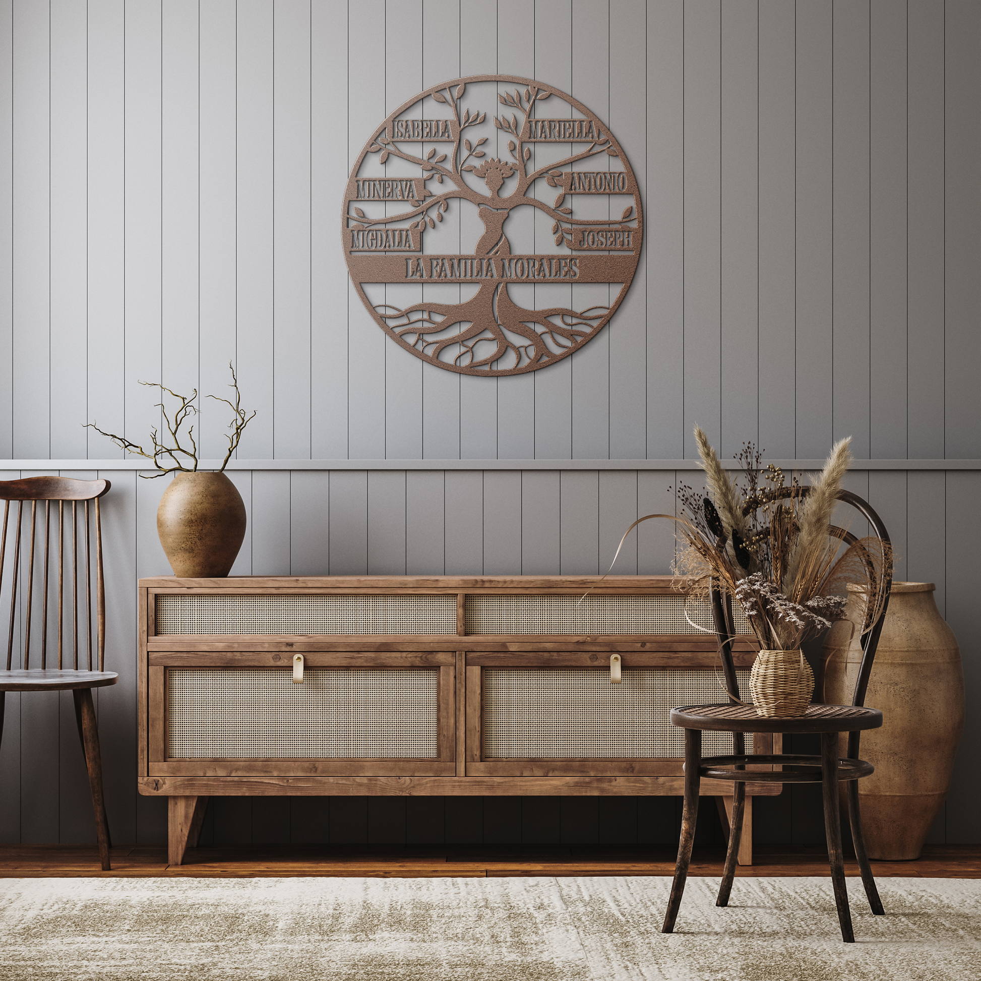 Tree_of_Life_Woman_Metal_Art__Custom__Copper_Rustic_Hallway_Mockup.png